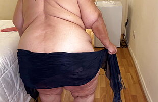 Grandma fat rear end round ass the big ass gilf be beneficial to your dreams is here